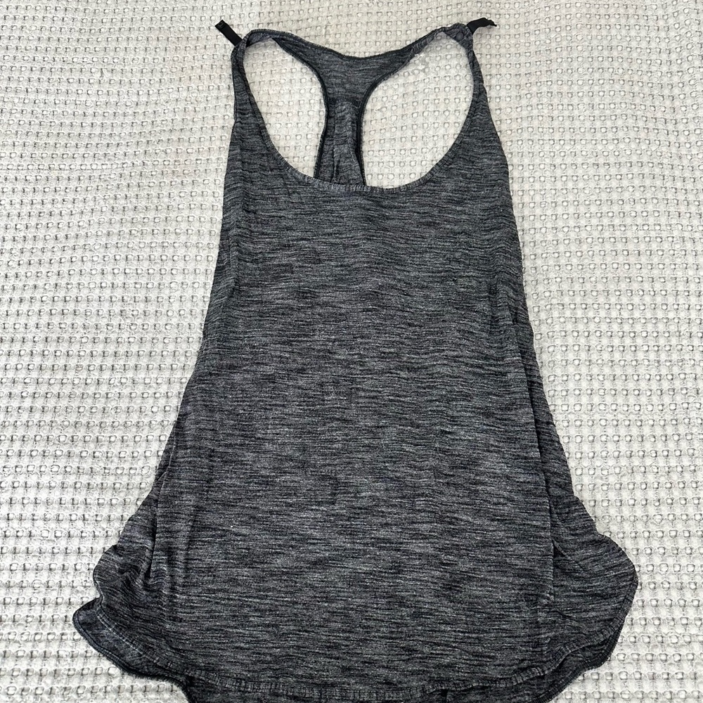 Lululemon Athletica Gray Racerback Tank Top